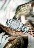 Aquaracer Lady Automatique Cadran blanc et indexes diamants