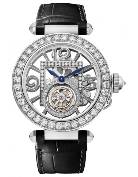 Pasha de Cartier Tourbillon Squelette Diamants