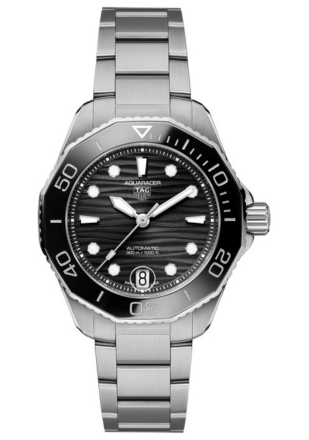 Aquaracer Professional 300 Acier Céramique Noir Cadran Noir