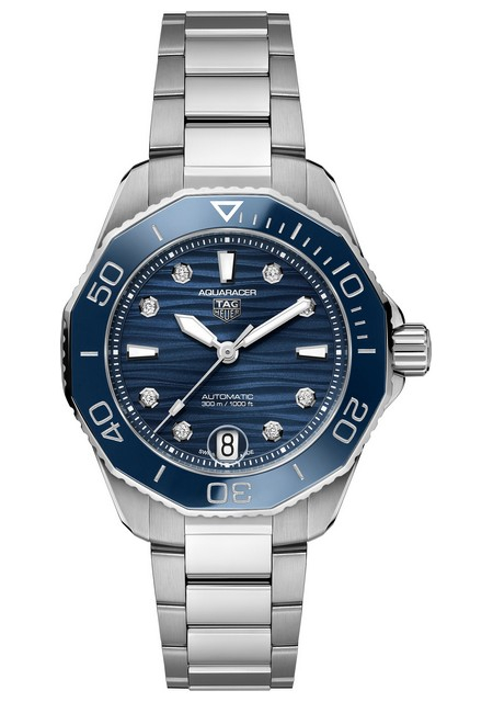 Aquaracer Professional 300 Acier Céramique Bleu Cadran Bleu