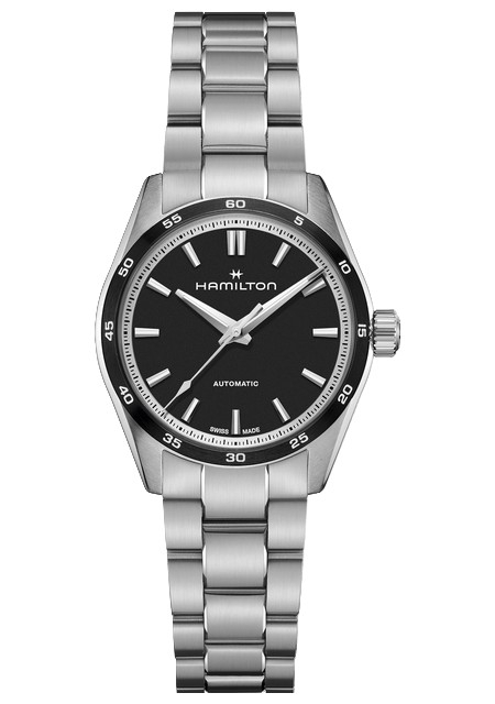 Hamilton Jazzmaster Performer Automatic 34 mm Hamilton H36135130 Acier  Inoxydable Cadran Noir Bracelet Acier Inoxydable