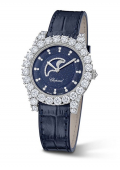 L’Heure du Diamant Moonphase en Or Éthique Blanc 18 Carats