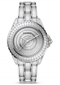 J12 Rivière 38 MM Diamants Taille Baguette