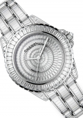 J12 Rivière 38 MM Diamants Taille Baguette
