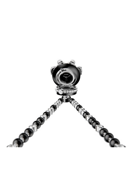 Montre Sautoir Coco Tailleur Noir