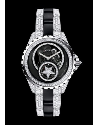 J12 Tourbillon Volant Squelette Diamants