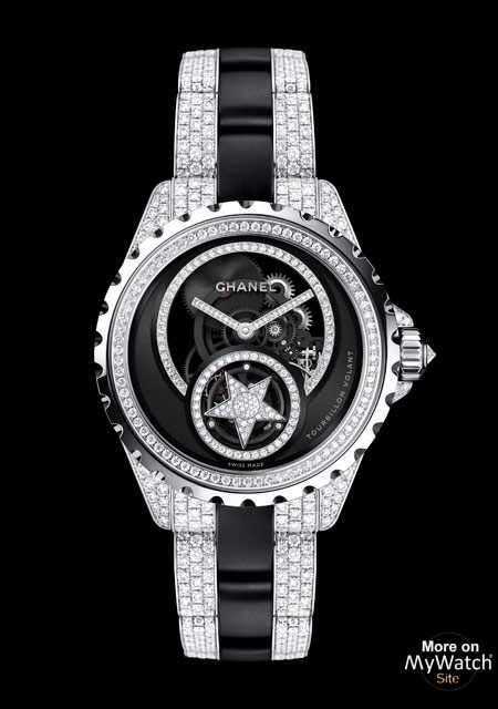 J12 Tourbillon Volant Squelette Diamants